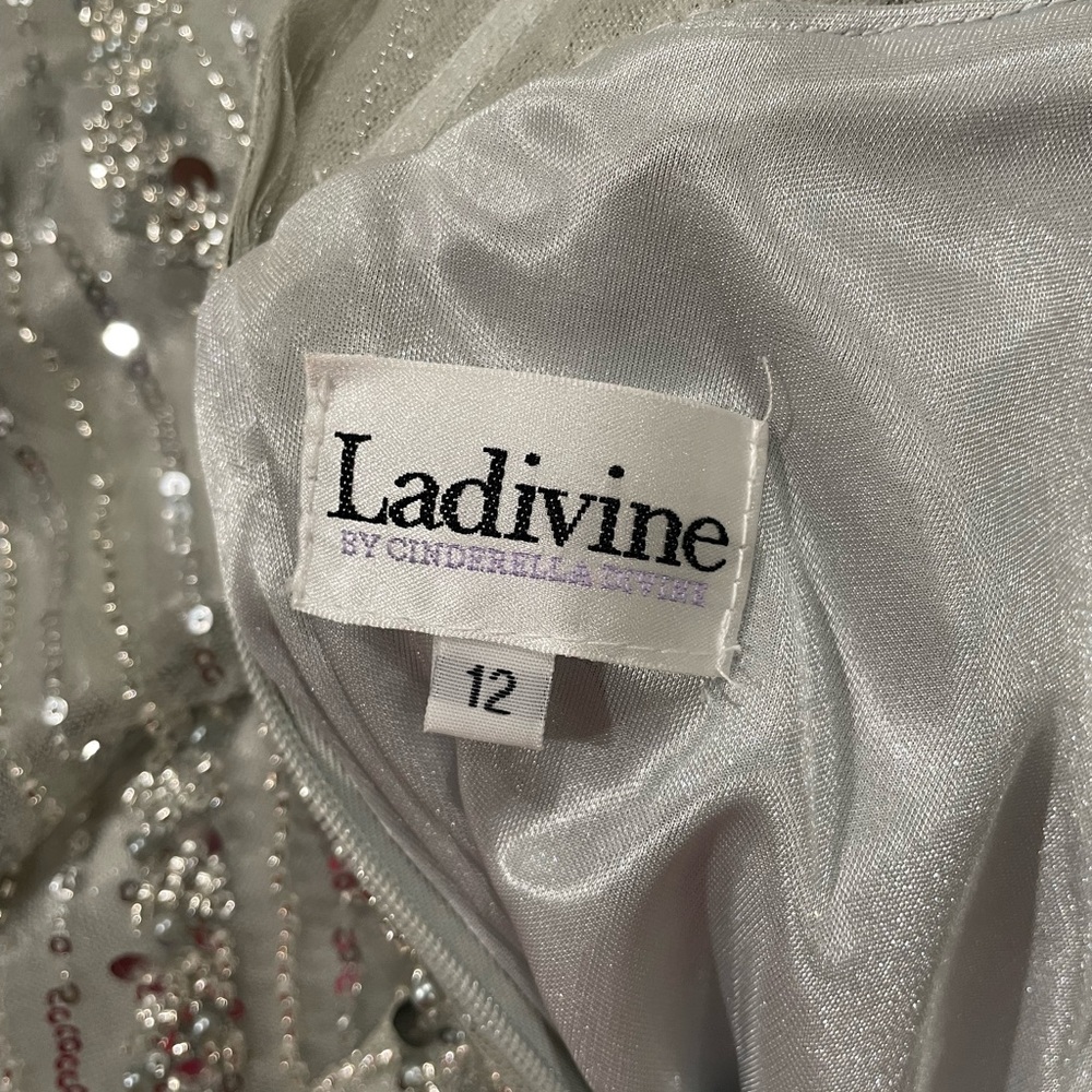 Cinderella Divine CD0216 Ladivine STRAPLESS FITTED BEADED GOWN - Picture 9 of 9